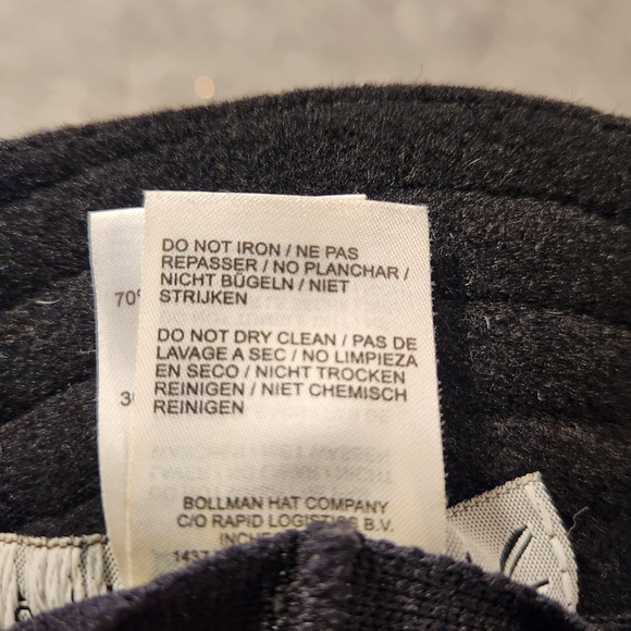 Vintage Y2K Kangol Hat Bucket Mens Medium Black Wool Lahinch Street Hip Hop - Picture 8 of 10